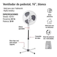 thumbnail image 4 of Ventilador de Pedestal IUSA 16", 4 of 9
