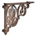 thumbnail image 2 of Import Wholesales Nautical Shelf Bracket - Clamshell - Rust Brown Cast Iron - 8.625" Deep, 2 of 2