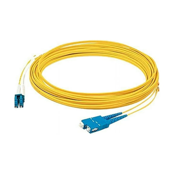 7M FIBER SMF LC/LC OS1 9/125 DUPLEX YELLOW CABLE