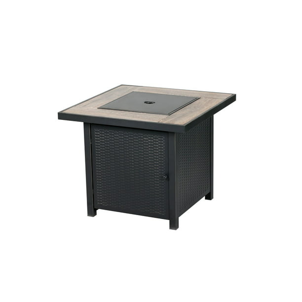Heatma 30 In Gas Fire Pit Table, Living Accents 28in Gas Fire Pit Steel