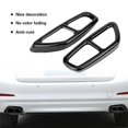 thumbnail image 4 of Embellecedor de tubo de escape XCF de acero inoxidable negro para coche Serie 5 G30 528li 530li 2017-2018, 4 of 4