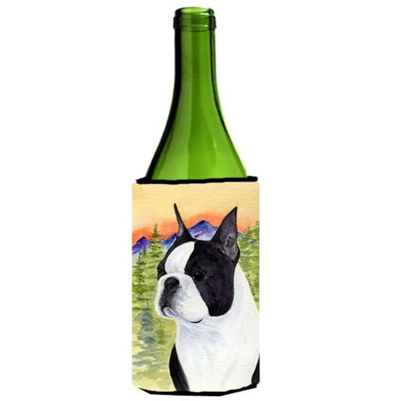 Boston Terrier Wine bottle sleeve Hugger