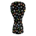 thumbnail image 2 of Yuyamidu Colorful Lights Golf Club Headcover Snowflake Golf Head Protective Cover PU Leather Driver Fairway Wood Hybrid Head Cover, Christmas Decor, 2 of 7