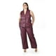 thumbnail image 4 of Pantalon de vinipiel pierna ancha Roman Fashion /Tallas Extras, 721 (Vino) vino 42, 4 of 5