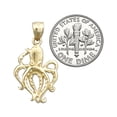 thumbnail image 3 of 14K Gold 18MM Cephalopod Octopus Charm, 3 of 5
