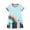 1951Sky Blue3816, variant on Rggeeun Girls Dresses Casual Short Sleeve Cartoon Pencil Print Comfortable Daily Wear Play Dresses Toddler Kids Spring Summer Fall Birthday O-Neck Sundress