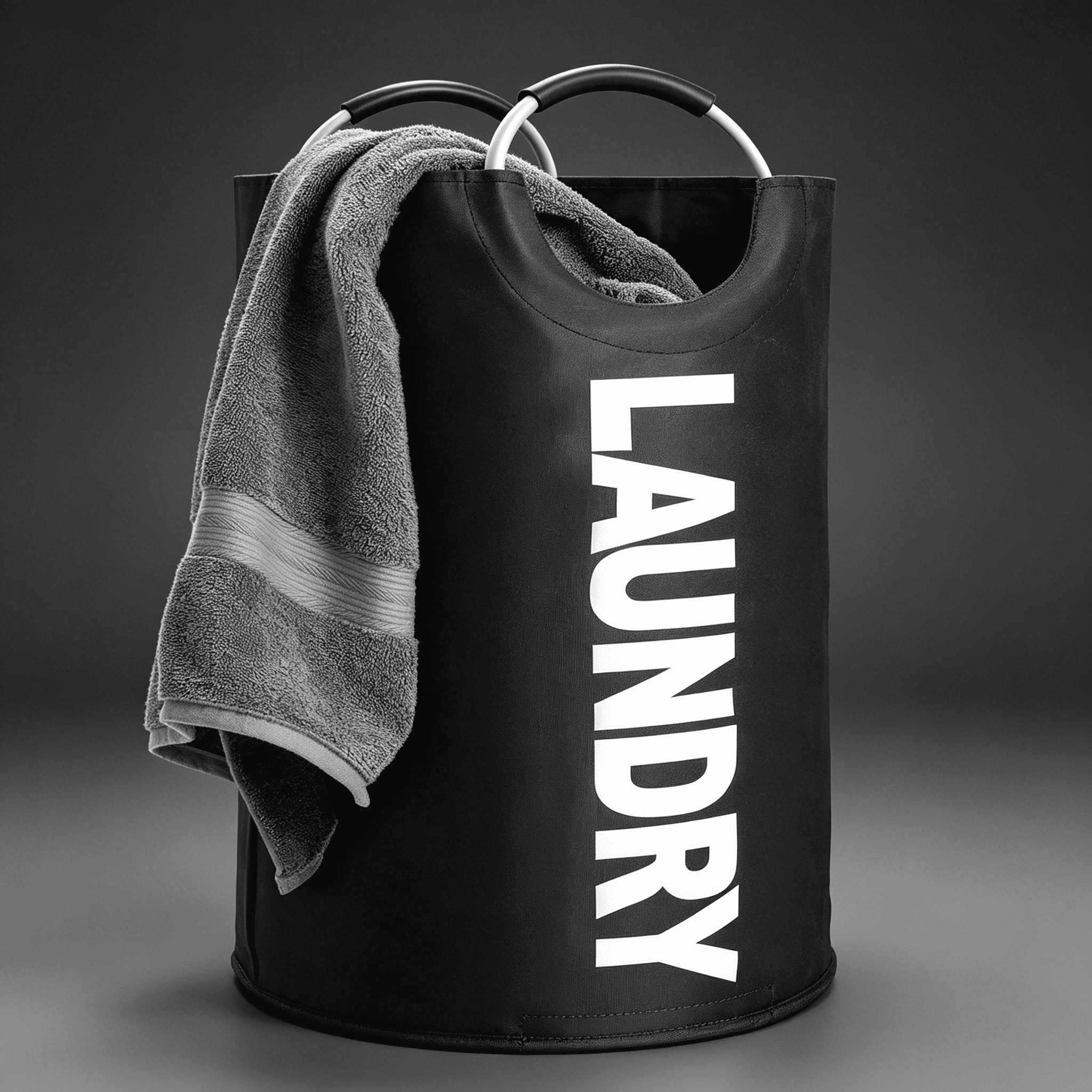 GASTROPOD 2026 New 115L X-Large Laundry Basket,Collapsible Fabric Laundry Bag,Tall Laundry Hamper Waterproof for Dirty Clothes Baskets,Washing Storage Bins Tote Bag,16.5" D × 31" H,Black