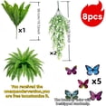 thumbnail image 5 of Fake Hanging Ivy Wall Plant – Artificial Persian Leaf Greenery with Basket for Indoor Outdoor Home and Office Wall Decor, 5 of 9