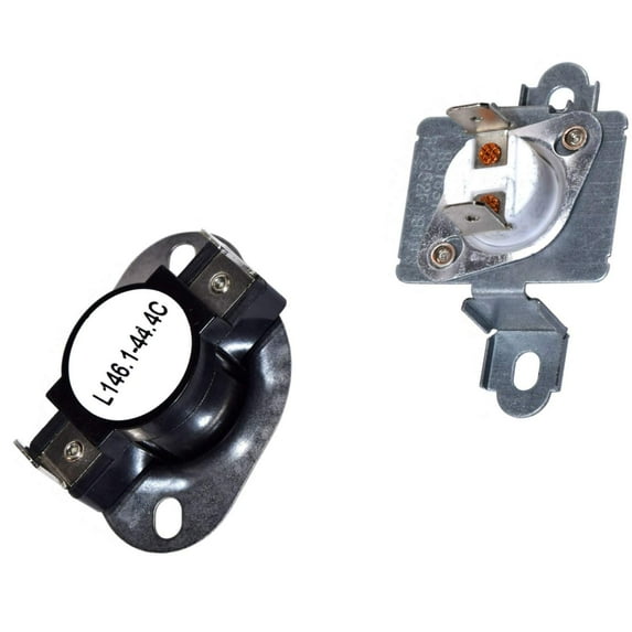 HQRP Dryer Thermostat & Thermal Fuse Kit for Kitchenaid KEHS01PMT0 KEHS01PMT1 KEHS01PMT2 KEHS01PWH1