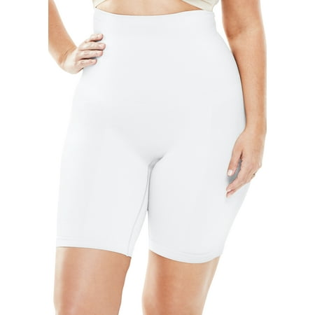 

Secret Solutions Women s Plus Size Instant Shaper Medium Control Seamless Thigh Shaper Body Shaper