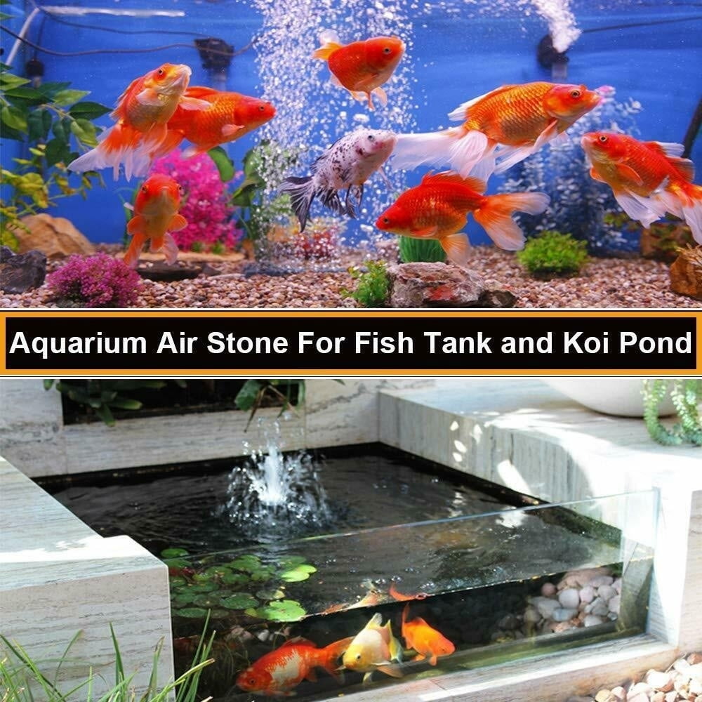 5" Diameter Plate Round Bubble Airstone For Koi Ponds Or Aquarium Fish Tanks 