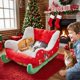 thumbnail image 4 of 2025 Christmas Sleigh Cat Bed Soft Plush Cozy Insulated Nest Holiday Themed Pet Bed, 4 of 5