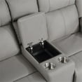thumbnail image 6 of Lexicon Camryn Fabric Power Double Reclining Loveseat w/ Center Console in Gray, 6 of 9