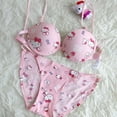 thumbnail image 1 of Sanrio-sujetador de Hello Kitty de Anime japonés Pachacco Y2K, conjunto de sujetador Sexy para niña pequeña con cuello colgante y cofre pequeño, 1 of 4