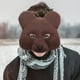 thumbnail image 3 of Máscara de oso para fiesta de Halloween: máscara de peluche suave para cosplay, mascarada y carnaval, accesorios de disfraz realistas para disfrazarse., 3 of 5