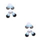 thumbnail image 4 of Billuyoard 4x Paws Stop Licking Paw Protector - Calcetines antideslizantes y de prevención de arañazos para mascotas, gatos, perros, botas Type3 NO3, 4 of 6