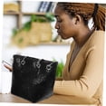 thumbnail image 4 of OULII Sacs à Main de Soirée pour Femmes Sac Seau PU Noir 1Ensemble pour Bureau Voyage, 4 of 6