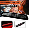 thumbnail image 2 of Smoked 12-LED Third Rear Tail Brake Stop Light Reverse Lamp for Hiace 2005-2013, 2 of 5