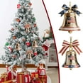 thumbnail image 5 of XMMSWDLA USA 250th Anniversary Bell Ornament (1776-2026) - Collector's Edition Handmade Metal Freedom Bell with Enamel Detailing, Patriotic Christmas Tree Decorations, 5 of 6