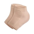 thumbnail image 1 of TISHITA Adult Moisturizing Heel Socks Heel Brace Open Toe Foot Cushion Soft Sock Stretch Skin Color, 1 of 8