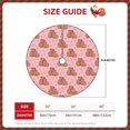 thumbnail image 2 of Fotbe Heart Capybara Pattern Christmas Tree Skirt, Tree Skirts Plush Christmas Decorations, Christmas Tree Skirts Xmas Decorations Holiday Party Decor-48", 2 of 6