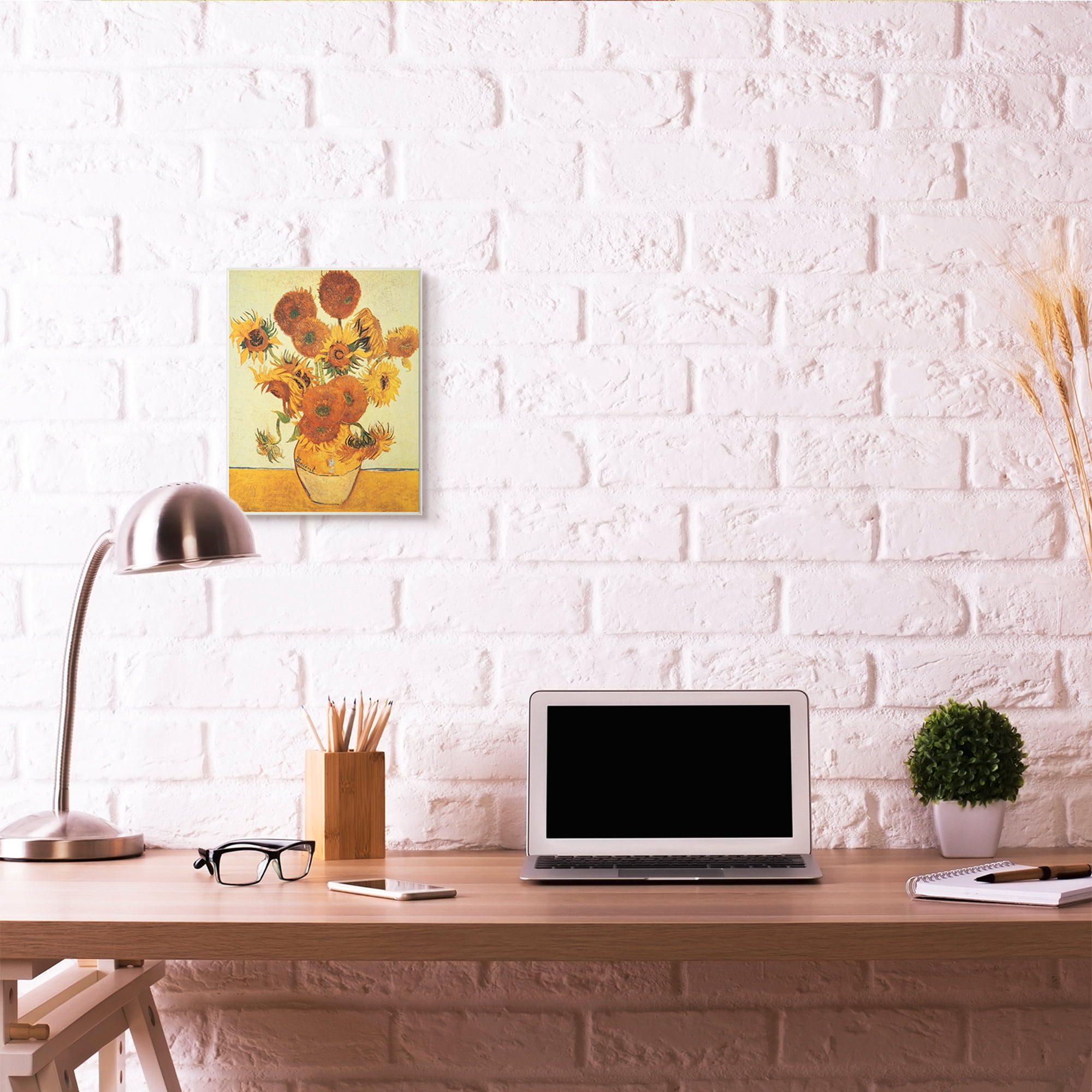Stupell Industries Van Gogh Sunflowers Classic Painting Wall Plaque by Vincent Van Gogh