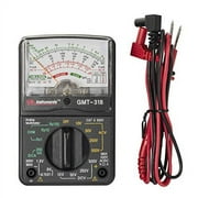 Gardner Bender GMT-318 Analog Multimeter, 6 Function, 14 Range, Tests AC/DC Volt, DC Current, Resistance, Decibel, and Battery, Manual Range