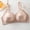 #0424-Beige, variant on Women's Wirefree Demi Cup Contour Bra, Breathable Floral Embroidered Trim Elastic Fit, Moisture Wicking Everyday Underwear, Versatile Basic for Relaxed Lifestyle Gift