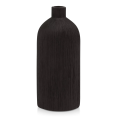 thumbnail image 1 of Bouclair Vase-Bouteille en Céramique Texturée Noire, 1 of 10