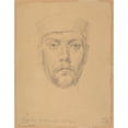 thumbnail image 2 of Stanisław Wyspiański 20x24 Gold Ornate Framed and Double Matted Museum Art Print Titled - Autoportret (1890), 2 of 4