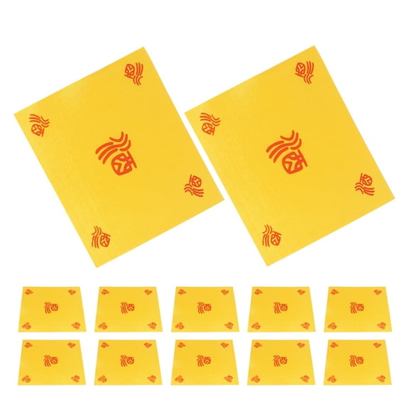 LOLIPPYY 20Pcs Fabric Lid for Jar Yellow Cloth Cover and Washable
