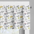 thumbnail image 3 of Ambesonne USA Window Valance, Liberty Manhattan, 54" X 18", Yellow Grey White, 3 of 5