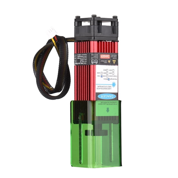 Módulo láser de 450 nm y 10 W con cubierta protectora Cabezal de grabado láser de longitud focal aj MABOTO Módulo de grabado