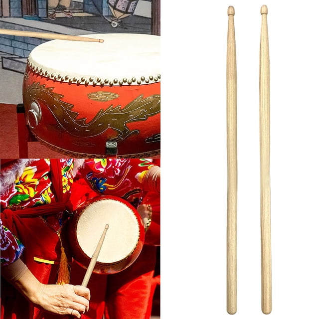 BKER 1 Pair Of 7A Instruments Walnut Drum Sticks Drum Sticks