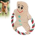 thumbnail image 3 of Christmas Plush Dog Toy, Cartoon Design Dog Squeaky Toys Cleaning Teeth with Cotton Rope for Small Sized Pets for Medium Sized Pets, 3 of 8