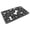 Black 4, variant on OADUKQ Pet Feeding Mat, Diatom Mud Absorbent Bone-Shaped Pet Feeding Mat, Dog and Cat and Water Bowls, 11.81 X 15.75 in