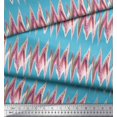 thumbnail image 3 of Soimoi Cotton Voile Fabric Zig Zag Abstract Printed Craft Fabric by the Yard 56 Inch Wide, 3 of 3