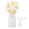 thumbnail image 1 of Ventilateur Électrique Portable Mini de Bureau USB Rechargeable pour Bureau (Blanc), 1 of 10