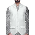 thumbnail image 4 of Atasi Printed Kurta Pajama Jacket Set Mandarin Collar Traditional Ethnic Shirt, 4 of 5