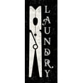 thumbnail image 2 of Reed, Tara 10x18 White Modern Wood Framed Museum Art Print Titled - Laundry Room Humor vertical black I-Clothespin, 2 of 4