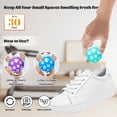 thumbnail image 7 of LA BELLEFÉE Sneaker Deodorizer Balls, 6 Pack, Mixed Fresh Cotton, Linen & Lavender Scents, Odor Eliminator, Air Freshener Ball for Shoes, Drawers, Gym Bag, Handbag, 7 of 7