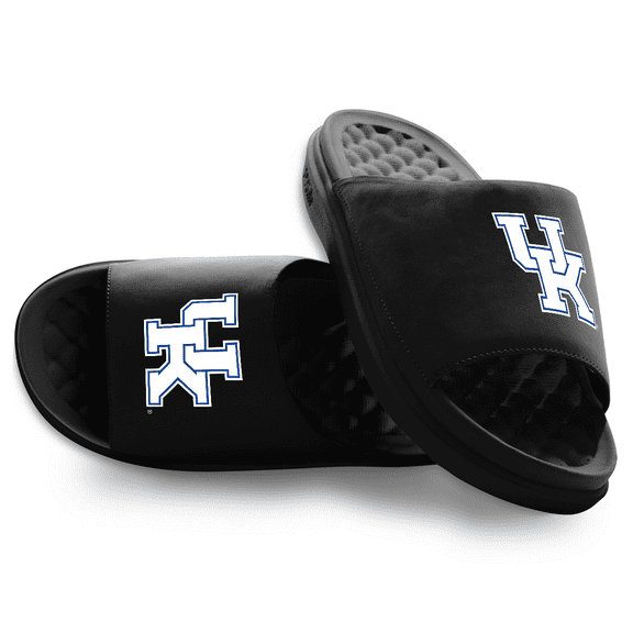 Unisex ISlide Black Kentucky Wildcats Primary Motive Slide Sandals