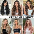 thumbnail image 6 of MORICA Long Wavy Wig 26 Inch Ombre Blonde Wigs for Women Natural Looking Cute Wigs for Daily Party, 6 of 6