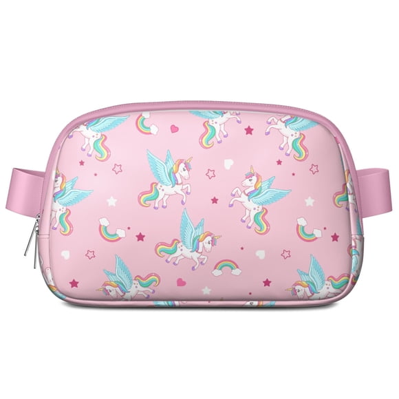 Sac Banane Licorne Mignon pour Bébé – Sac Ceinture Réglable avec Design Arc-en-Ciel – Sac Ceinture Imperméable pour Course, Voyage et Festivals de Musique