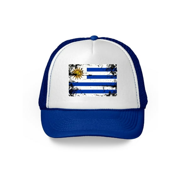 Awkward Styles Uruguay Flag Hat Uruguayan Trucker Hat Uruguay Baseball Cap Amazing Gifts from Uruguay Uruguayan Soccer 2018 Hat Uruguay 2018 Hat for Men and Women Uruguayan Flag Snapback Hats