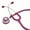 Wine Red, variant on Scian 30G-PK Stethoscope - High-Fidelity Acoustics, Lightweight Aluminum, Satin Tube for Pediatrics & Nursing - Nurse Essentials in Pink