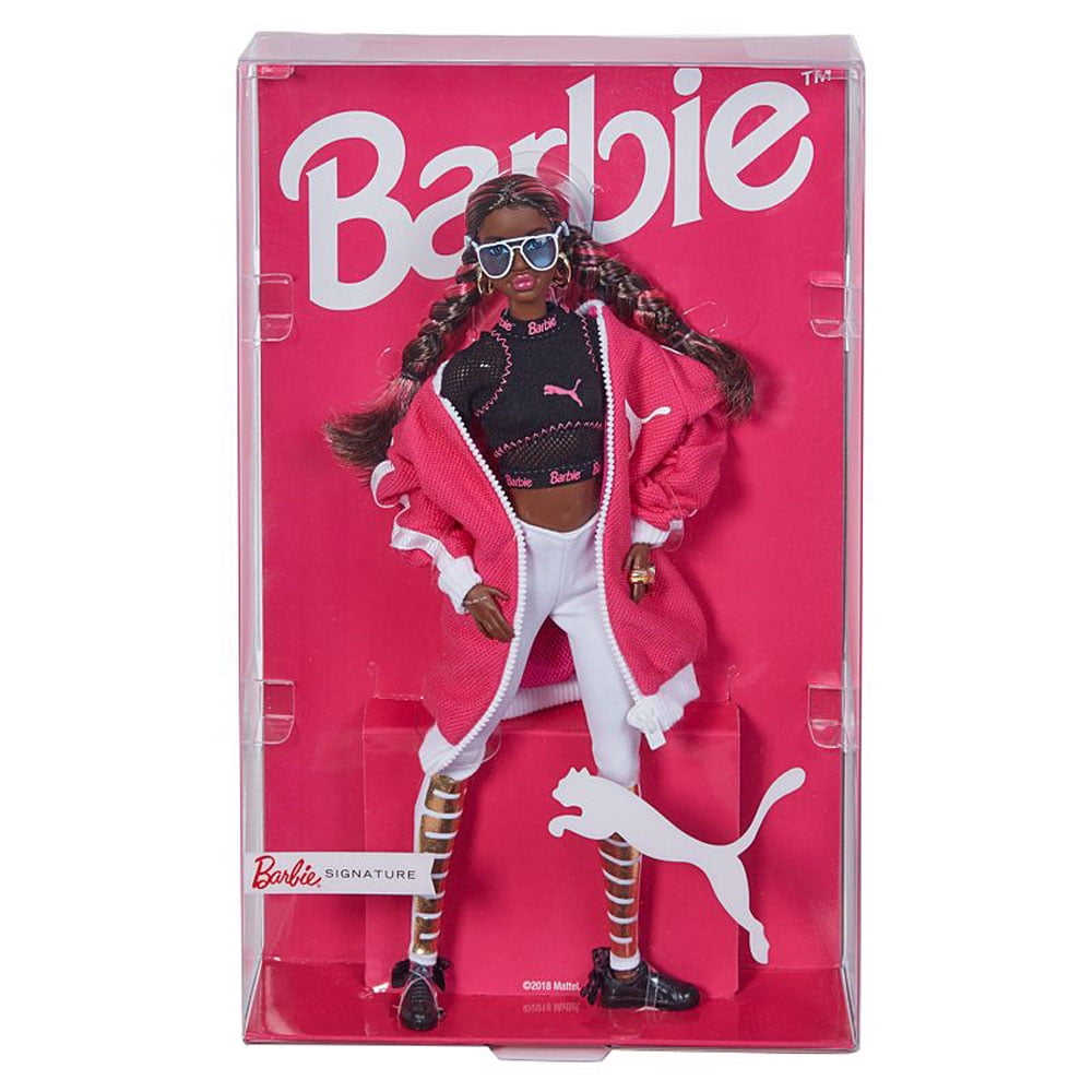 Barbie Signature 50th Anniversary PUMA Suede Sneaker Collector Made to Move Doll Walmart