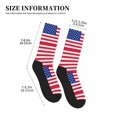 thumbnail image 3 of Women's Men's Love America Novelty Athletic Socks Casual Crew Socks, 3 of 6