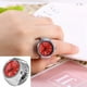 thumbnail image 1 of 8 Colores Moda Mujeres Hombres Reloj de Anillo Analógico de Cuarzo Único Conveniente Adecuado Casual Citas Fiesta Uso Diario Mano de Obra Exquisita Aspecto Elegante, 1 of 7