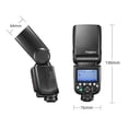 thumbnail image 2 of Godox TT685II-C Flash Speedlight for Canon: 1/8000s HSS, TTL, 2.4GHz X-System Wireless Camera Flash Speedlite Compatible with Canon EOS 5D Mark III, 5D Mark IV, 500D, 600D, 90D, 250D, and 650D, 2 of 7